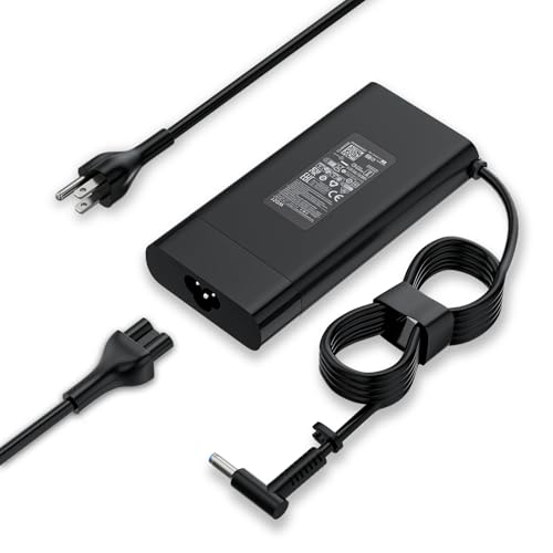 Charger 150W AC Adapter Compatible with HP Laptop, Pavilion Gaming 15-bc251nr 16 17 Envy 15 OMEN 5100 5200 15-ax043dx ZBook Fury G10 15 G2 EliteBook 1050 G1 Victus Power Supply Cord