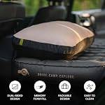 Luno Shredded Memory Foam Camping Pillows - Portable Travel Pillow for air Planes, Hiking, Car & Camp w/Removable Cover - Double Sided Cool & Cozy Pillow - 24"x14" Plush - Image 3