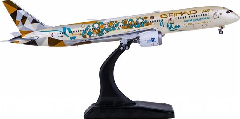 FloZ for JC Wings for Etihad Airways for Boeing 787-9 Dreamliner A6-BLI Choose Saudi Arabia 1:400 Airplane Pre-Built Model