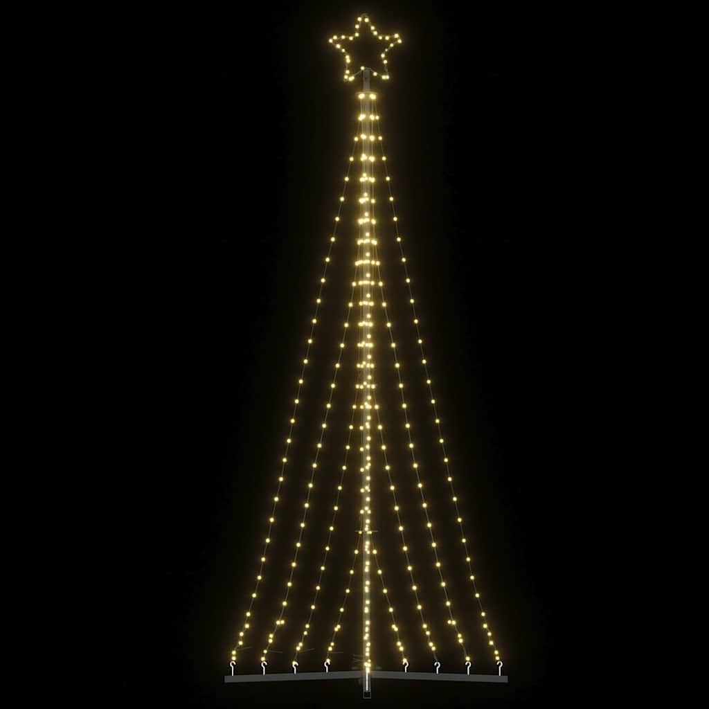 Árbol de Navidad LED 250 cm GeenYuu con 447 luces blanco cálido y efectos