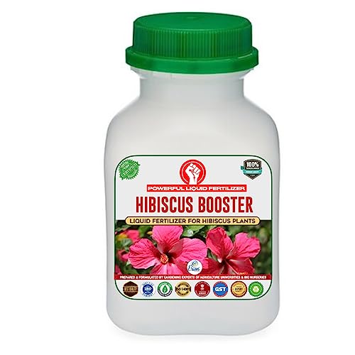 Image of Erwon Hibiscus Booster, Premium Essential Powerful Liquid Fertilizer for the Best Growth of Hibiscus Plants with Flowering Nutrients and Charged Micro-organism (100 ml)