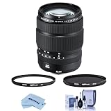 Fujifilm GF 32-64mm f/4 R LM WR Lens, Bundle with Tiffen 77mm UV and CPL Filters
