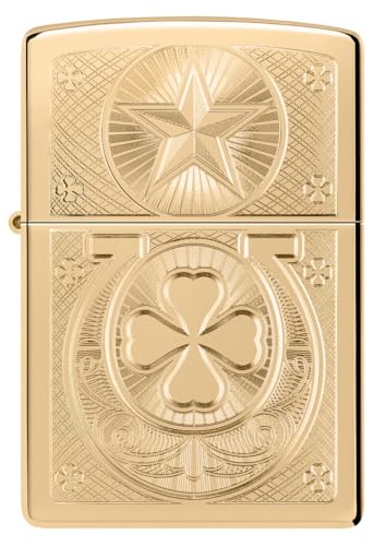 Encendedor Zippo Classic de Latón Pulido miniatura 2
