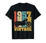 69 Anniversaire Cadeau Motard Vintage 1957 Biker Moto T-Shirt