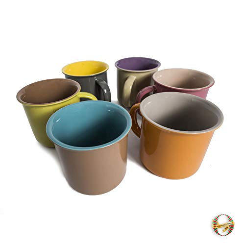 Set de 6 mugs cerámicos jumbo 20 oz miniatura 3
