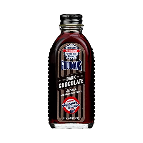 Goodman's Dark Chocolate Extract - 1 ounce (Pack of 6)
