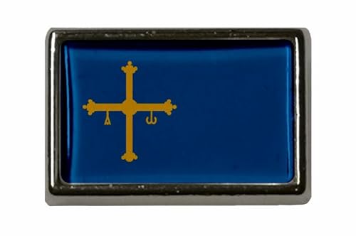 U24 Spilla asturia con bandiera, Acrilico