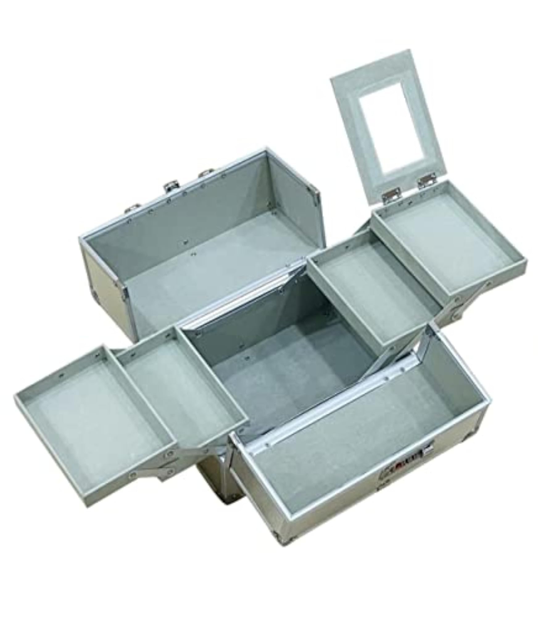 Professional Beauty Makeup Vanity Box with Mirror