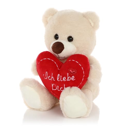 Cejama 30500 Teddybär mit Herz 25 cm