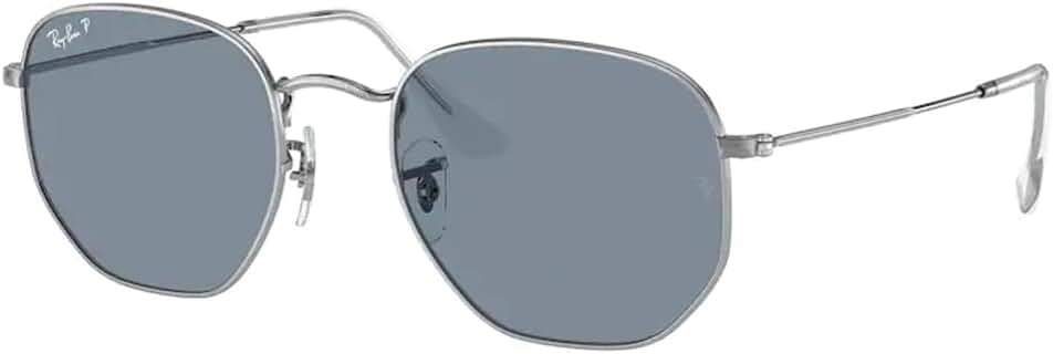 Amazon.com: Ray-Ban RB3548N 003/02 54MM Silver/Crystal Lens Blue