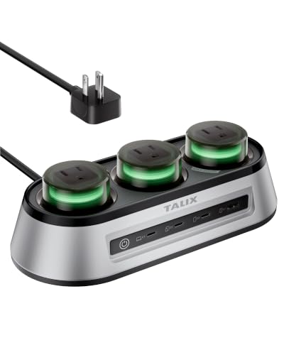 150W Talix 7-in-1 GaN Desktop Charging Station w/ 3 AC Outlets & 4 USB Ports - image 1