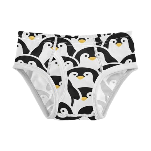 visesunny Boys Potty Training Underwear Cartoon Antarctic Penguin Design Breathe Cotton Briefs Size 2T-8Y for Toddler