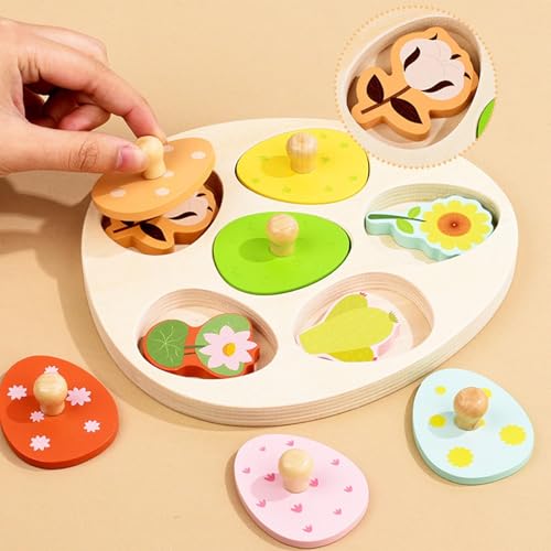 Jouet didactique pour apprendre les formes : cadeau idéal d'éveil en bois - 4