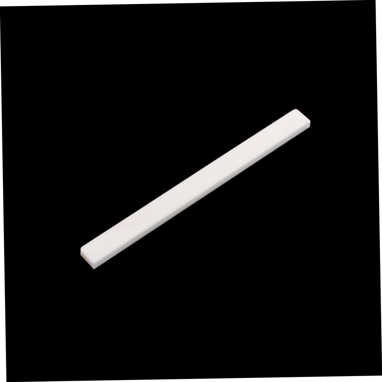 VICASKY Acoustic Guitar Bottom Saddle Genuine Buffalo Bone Guitar Bone Bridge Saddle Replacement