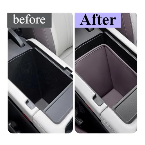 Almohadilla organizadora antideslizante para BYD Song Plus DM-i con forro de cuero protector 3