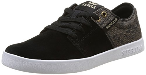 Supra Stacks II, Baskets Mode Homme - Noir (Black/Bronze/White), 40 EU