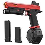 Electric Gel Ball Blaster Pistol - Upgrade JM X5 Orby Gun with Drum, Splat Toy for Ages 14+