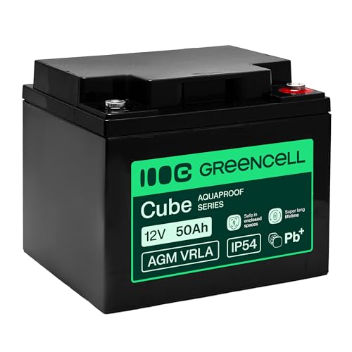Batterie anti-coupure Greencell 12V 50Ah pour sécuriser votre alimentation