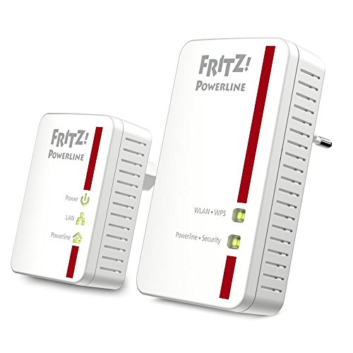 Price comparison product image AVM FRITZ!Powerline 540E WLAN Set (500 MBit / s WLAN-Access Point Fast-Ethernet-LAN)