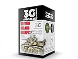  AK Acrylics 3Gen AVF SET AK11675 US TANK COLORS EUROPE 1944-45 (3x17ml)
