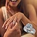 login+my+account+sale+outlet+item+deals Sterling Silver Ring for Women Stackable Cubic Zirconia Full Diamond Ring Pair Set Double Engagement Wedding Rings for Women