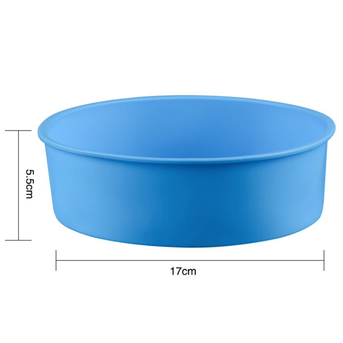 DOITOOL Molde de Silicona 3 Piezas para Hornear Pasteles, Redondo