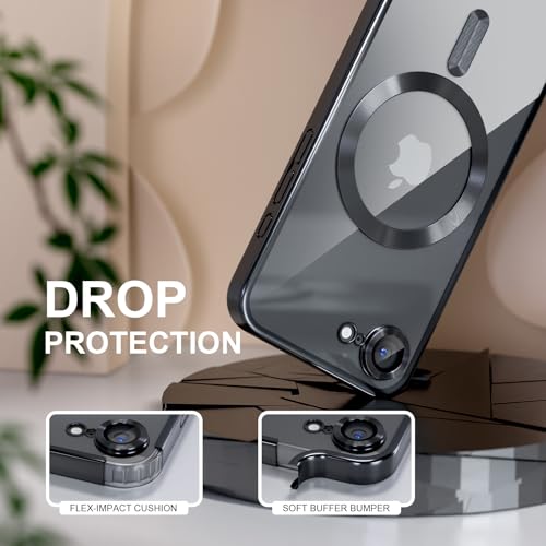 Image of Misea Magnetic for iPhone 17e / 16e Case Compatible with MagSafe Black