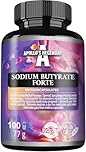 Sodium Butyrate Forte 400mg - 100 Vegan Capsules - 100 Day Supply - Supplement to Support Overal Gut Health - by Apollo's Hegemony