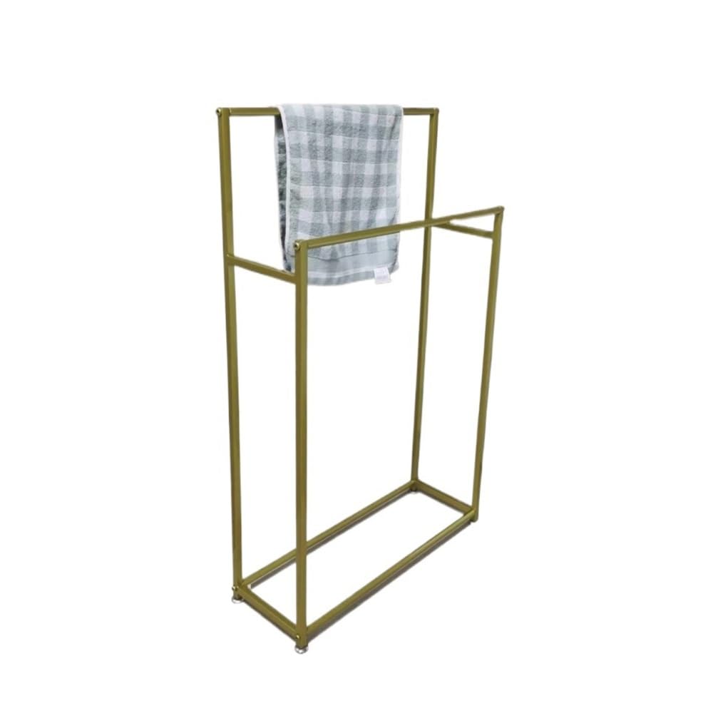 Porte-serviette de piscine et salle de bain doré pour vêtement de chevet