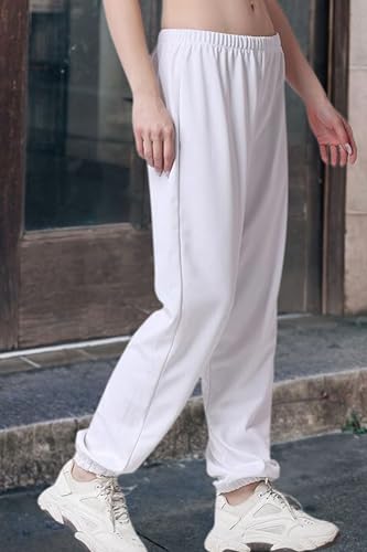 Image of Women Casual Bright Black Solid Women Joggers