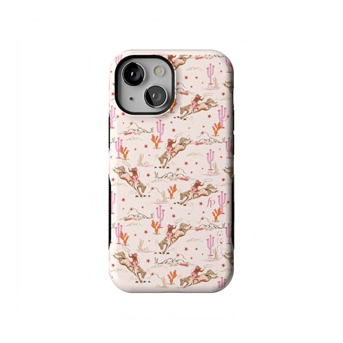 Casely iPhone 13 Mini Case | Cowgirl Canyon | FashionPass x Casely | Bold Protective Case Design | Compatible with MagSafe