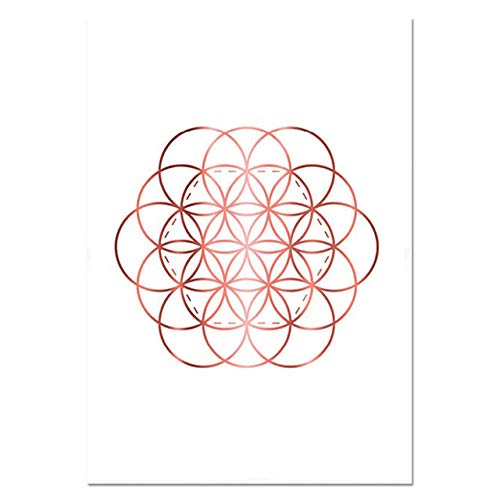 Yoga Art Print Rose Gold pour créer une ambiance zen dans votre décoration de chambre