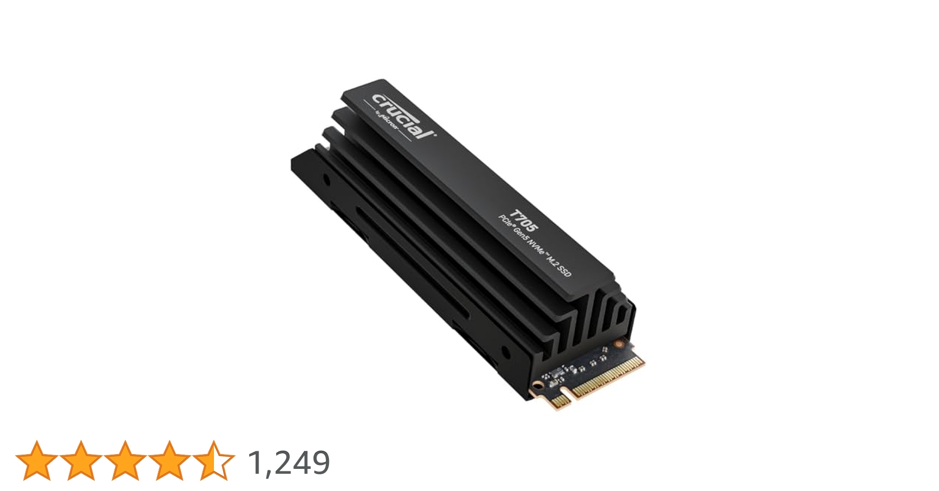 Amazon | Crucial T705 2TB PCIe Gen5 NVMe M.2 SSD