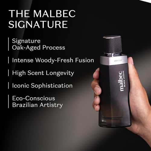 Image of Malbec O Boticario Black Legend Men's Cologne, 3.4 oz