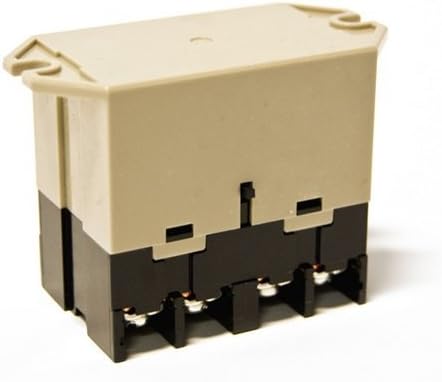 Nuheat AC0006 120V 20 AMP Relay, side view showing terminal connections