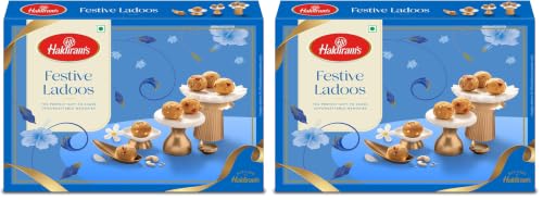 Image of Haldiram's Festive Ladoos gift pack (Pack of 2)