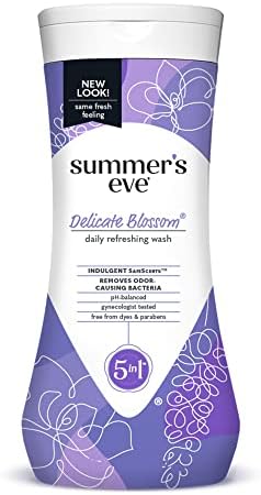 Summer's Eve Delicate Blossom Daily Refreshing All Over Feminine Body Wash, Removes Odor, pH balanced, 15 fl oz