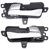 Lcyolada Interior Chrome Door Handle for Hyundai Sonata 2011-2015, Front or Rear Left & Right Side Replaces 826103S010, 82610-3S010