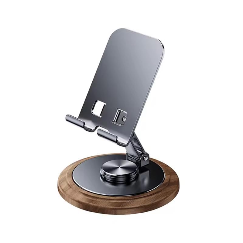 Printme 360 Mobile and Tablet Stand Holder – Metal and Wood, Foldable Desktop Stand for iPhone, iPad, and Android Devices – Sturdy and Stylish with Anti-Slip Base – Ideal for Desk, Office, and Home-picture-28