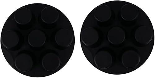 DECHOUS 4 piezas de taza de silicona para tartas, freidora de aire, moldes de silicona, moldes para panecillos, tazas de magdalenas de silicona,