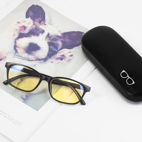 Image of RayLove Unisex Hard Shell Eyeglasses Cases, Protective Case For Glasses