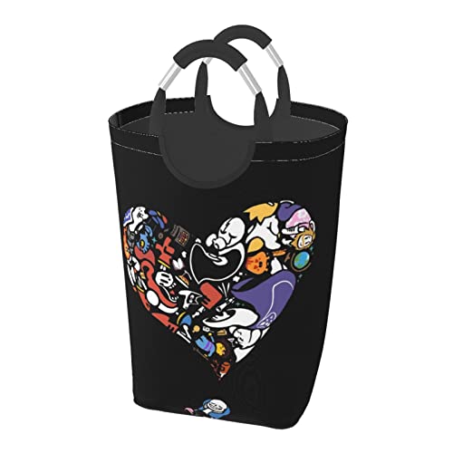 ランドリーバスケット アンダーテール ランドリーかご 洗濯ボックス 洗濯物用かご 収納ボックス 収納バッグ シンプルでおしゃれ収納袋 雑貨収納ボックス 防水取っ手付き 収納袋 大容量 おしゃれ 取っ手付き 防水 ユニセックス