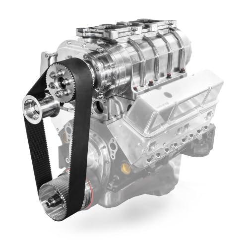 Complete 6-71 Roots Supercharger Kit Compatible with Small Block Chevy 265/283/305/307/327/350/383/400 - Blower with Intake Manifold, Gilmer Pulleys, Belt & Gaskets - Adds 45-55% HP