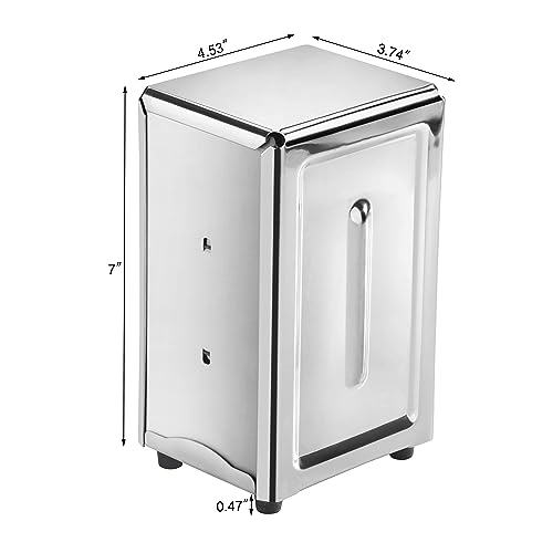 New Star Foodservice Stainless Steel Restaurant Grade, Tall Napkin Dispenser, 3.875 by 4.75 by 7.5-Inch by New Star Foodservice - Image 2
