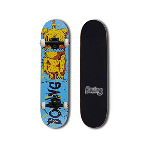 Review Of LINGLING-Skateboard Skateboard Professional Scooter Boys and Girls Youth Adult Beginners P...
