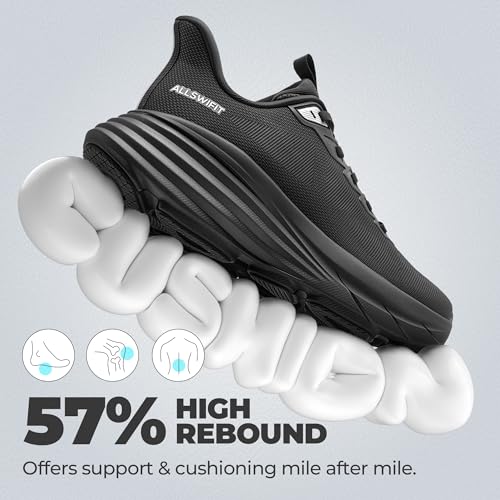 Women's Slip On Walking Shoes Hands-Free Cushion Running Tennis Non-Slip Comfortable Gym Workout Athletic Breathable Fashion Sneakers SwiftLite2