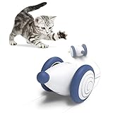 Cheerble Interaktives Katzenspielzeug Maus mit Automatischer Bewegung, Wicked Mouse, Elektrische Kätzchen Spielzeuge für Wohnungskatzen, Wiederaufladbar, fit Katzen für Pfote & Köpfchen, blau