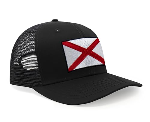 Image of International Tie State Hat for Men and Women, Adjustable Snapback Trucker Baseball Cap with Embroidered Patch