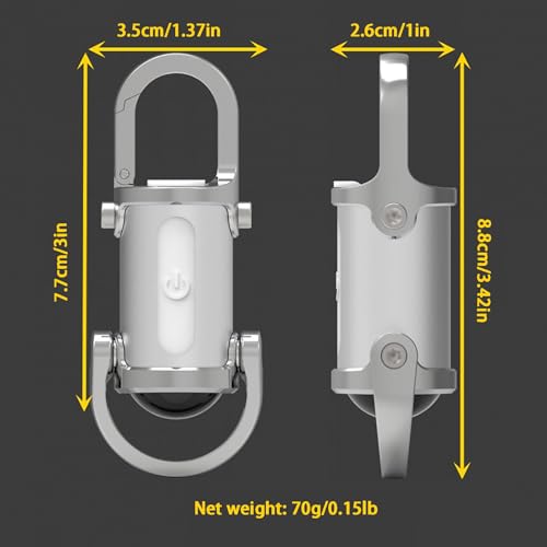 Lampe de poche de secours rechargeable Type-C étanche 1200 Lm - 3