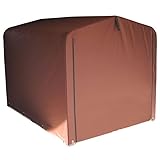 アイリスプラザ サイクルハウス 替えシート 防水 撥水 自転車 収納 ダークブラウン 3台用 梅雨対策